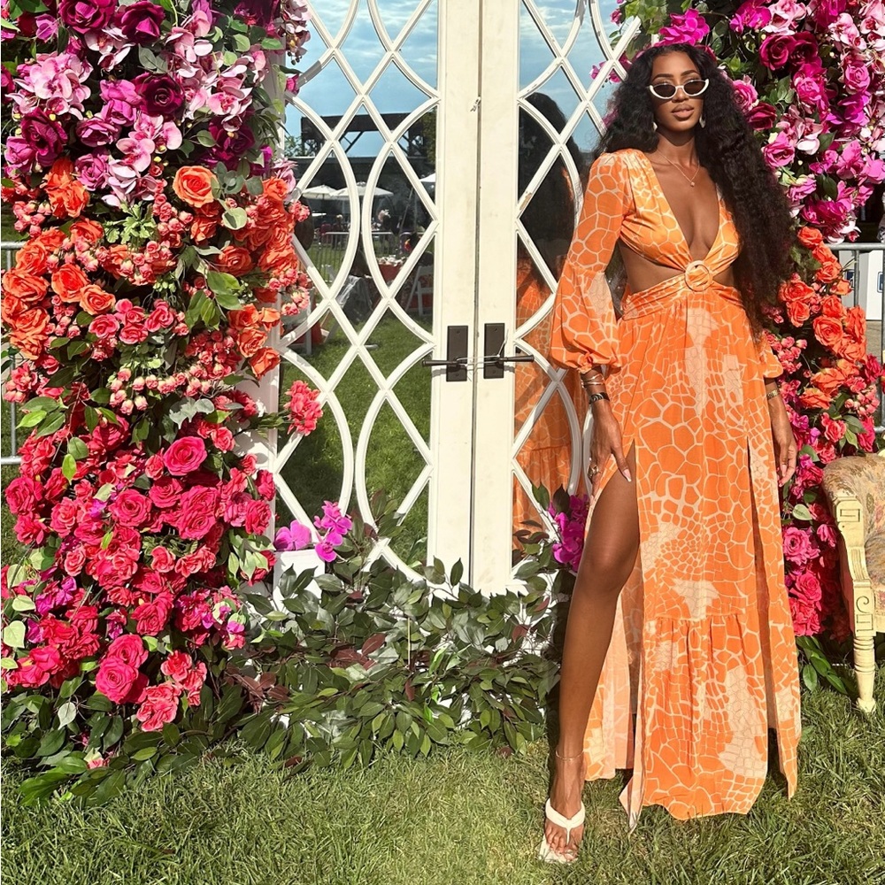 Orange Maxi Dress